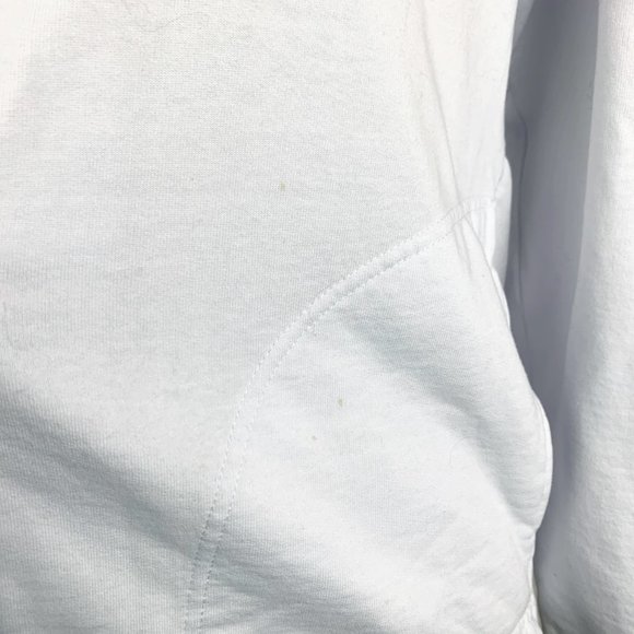 Tia Sweater Women Medium White Zip Up Sparkly Embellished Starfish Vintage - Picture 13 of 13